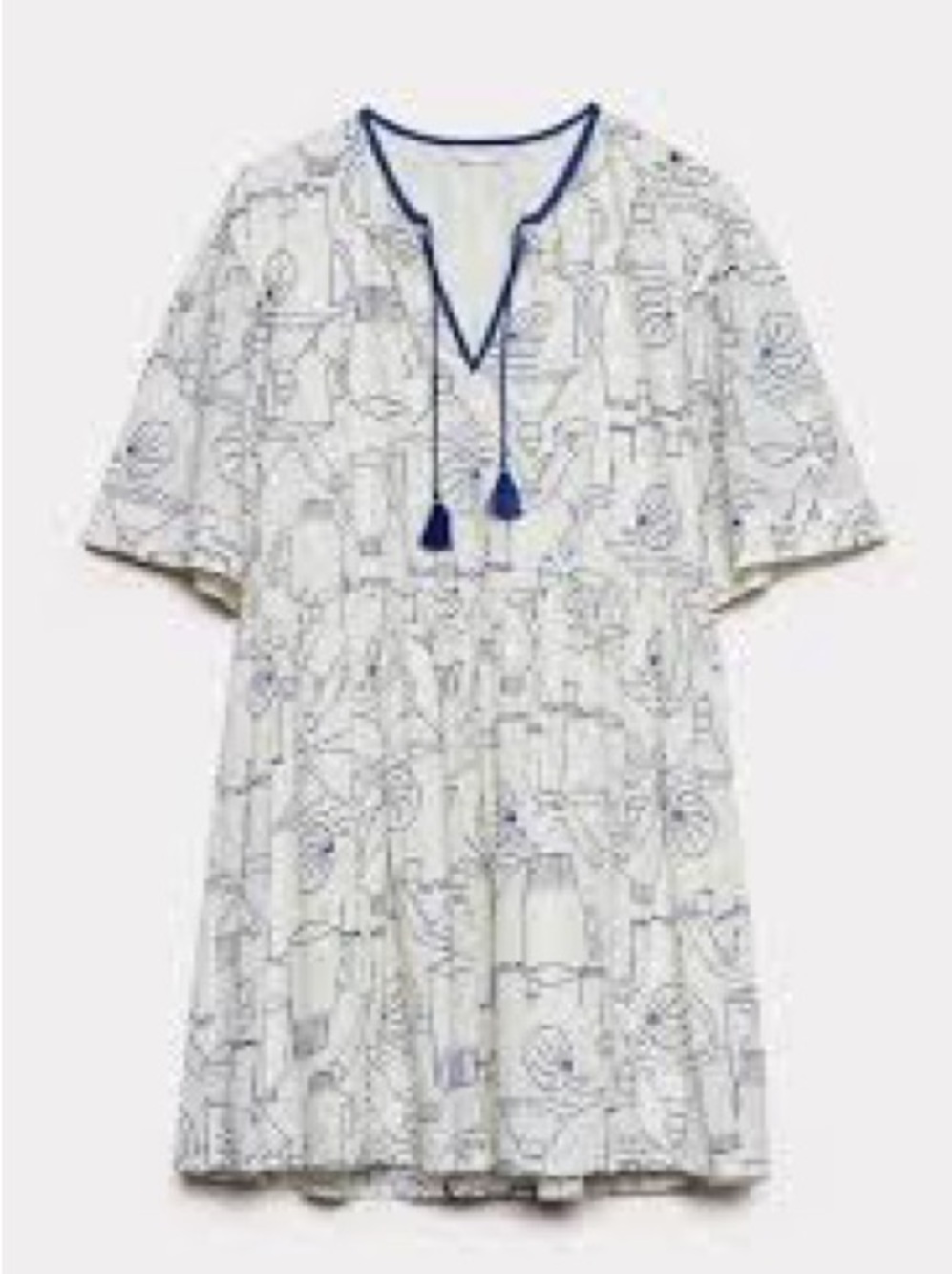 Gorman x Monika Forsberg elephant tea smock dress size 10